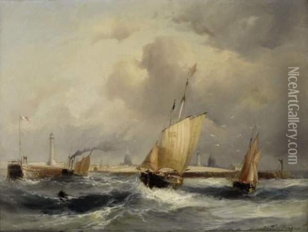 Fielding, ,marine Oil Painting - Anthony Vandyke Copley Fielding