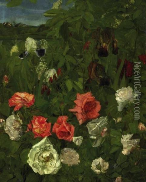 In Bloom Oil Painting - Frieda Kniep