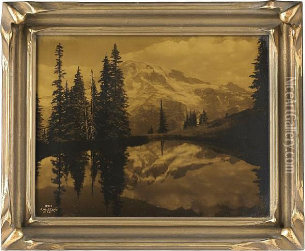 Mount Rainier, Washington Oil Painting - Asahel Curtis