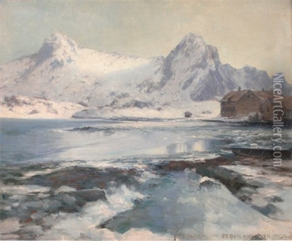 Lac De Montagne Oil Painting - Peder Jacob Marius Knudsen