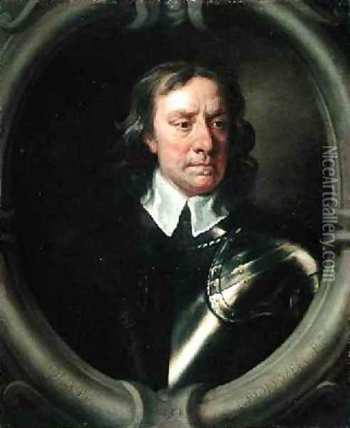 Portrait of Oliver Cromwell 1599-1658 Oil Painting - Sir Peter Lely