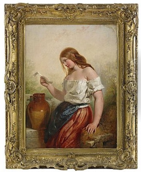 The Love Letter Oil Painting - Henry Courtney Selous