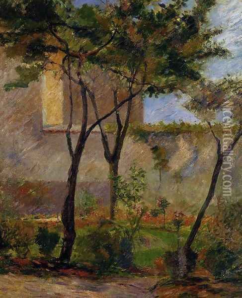 Corner of the Garden, rue Carcel Oil Painting - Paul Gauguin