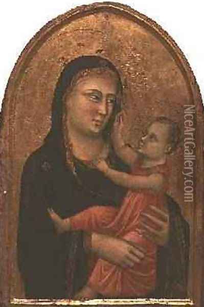 Madonna and Child Oil Painting - Buonaguida Pacino di