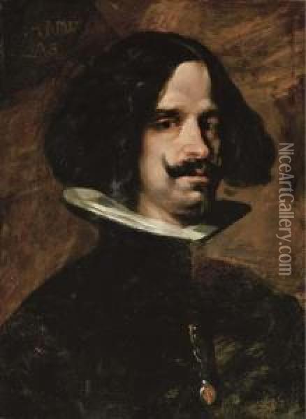 Self-portrait Oil Painting - Diego Rodriguez de Silva y Velazquez