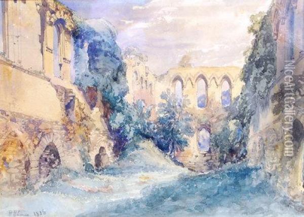 Continental Ruins Oil Painting - Henry Harris Lines