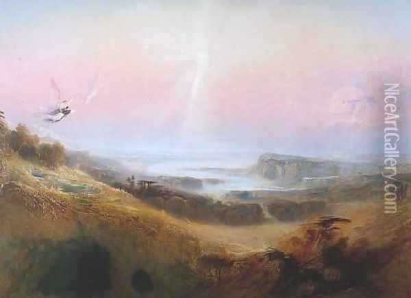 The Celestial City and River of Bliss Oil Painting - John Martin