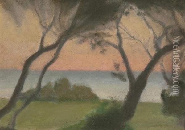 The Old Ti-trees Oil Painting - Clarice Marjoribanks Beckett
