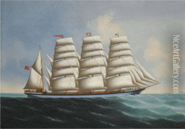 The Clipper Eastern Monarch Oil Painting - Lai Fong