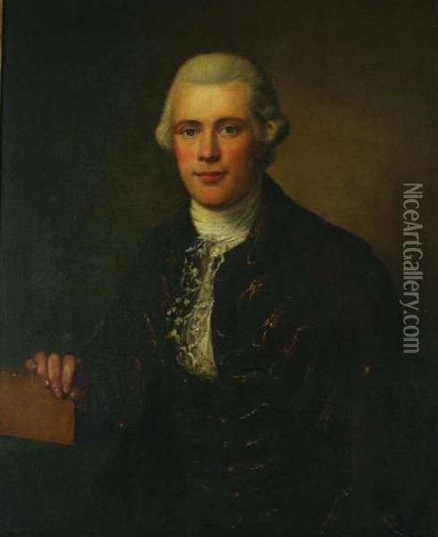 Portrait Of David Garrick Oil Painting - Thomas Gainsborough