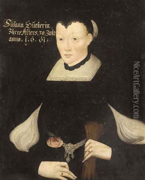 Portrait of Sutsana Sutcherin, aged 30 Oil Painting - German School