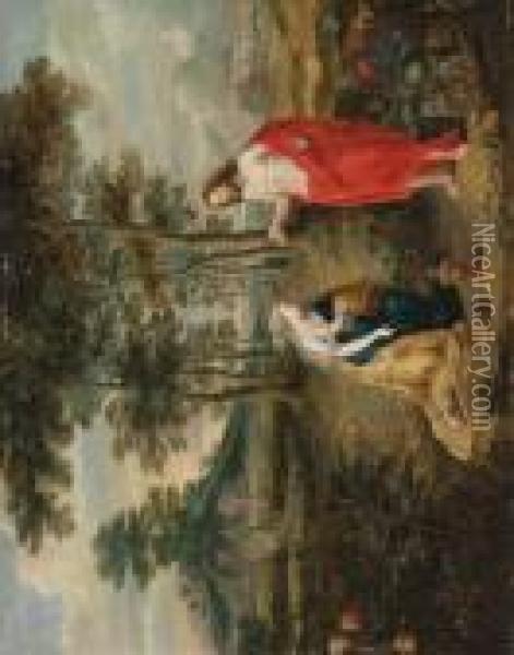 Noli Me Tangere Oil Painting - Jan Brueghel the Younger