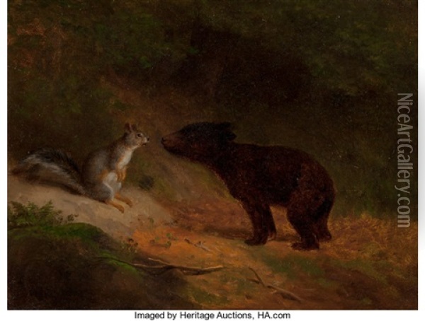Unlikely Friends Oil Painting - William Holbrook Beard