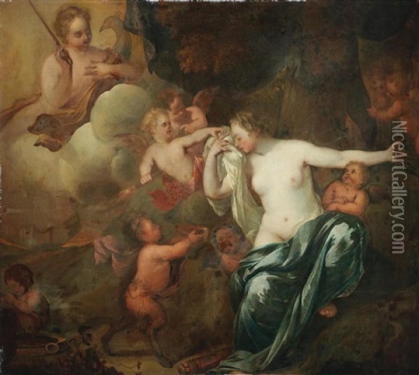 Venus Mourning The Death Of Adonis Oil Painting - Gerard de Lairesse