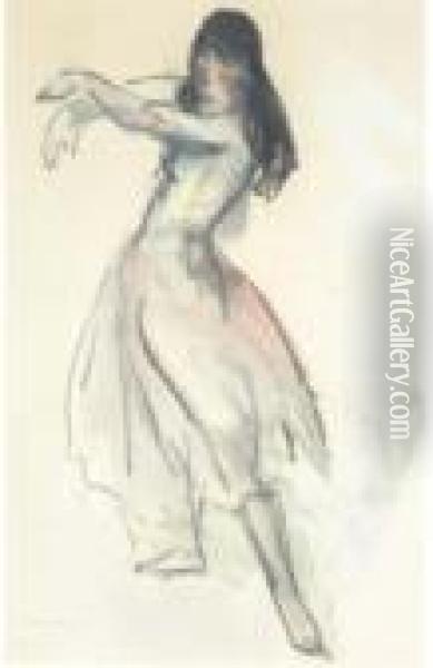 Dancing Girl Oil Painting - Robert Henri