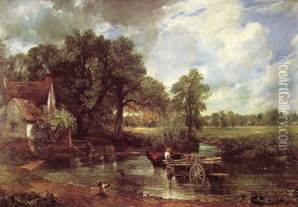 The Hay Wain, 1821 Oil Painting - John Constable