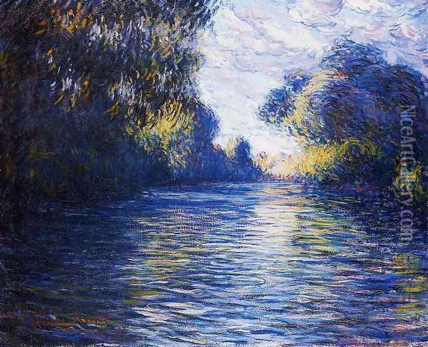 Morning on the Seine IV Oil Painting - Claude Oscar Monet