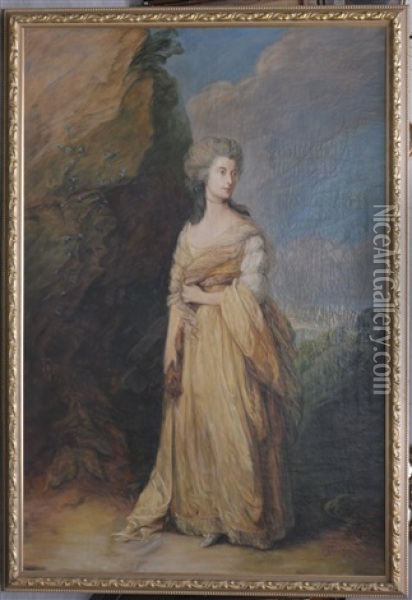 Ritratto Di Nobildonna Oil Painting - Thomas Gainsborough