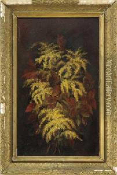 Golden Rod Oil Painting - Benjamin Champney