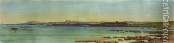 Vista De Montevideo Oil Painting - Carlos Corsetti