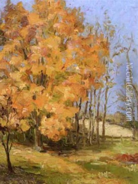 October Oil Painting - Ernest Albert
