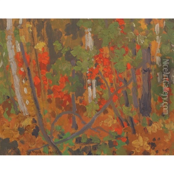 Autumn Tapestry Oil Painting - Francis Hans Johnston