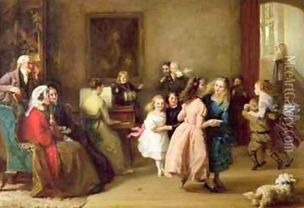 The Childrens Party 1871 Oil Painting - George Bernard O'Neill
