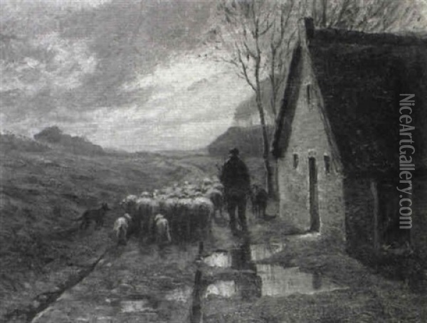 The Shepherd Oil Painting - Addison Thomas Millar