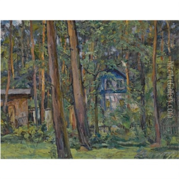 Peski Oil Painting - Aristarkh Vasilevich Lentulov