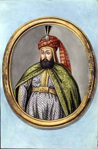 Amurath (Murad) IV (1612-40) Sultan 1623-40, from A Series of Portraits of the Emperors of Turkey, 1808 Oil Painting - John Young