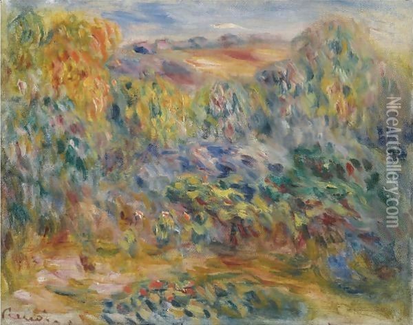 Paysage Montagneux Oil Painting - Pierre Auguste Renoir