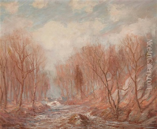 Early Thaw Oil Painting - Hal Robinson
