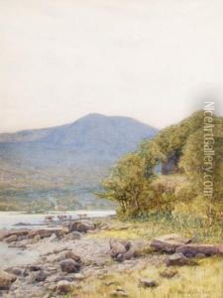 Loch Melvin Oil Painting - Frank Walton