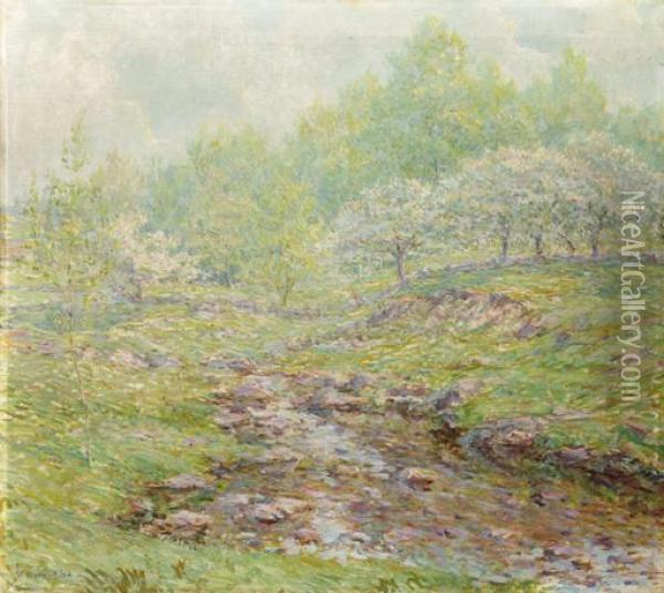 Springtime Oil Painting - Robert Reid