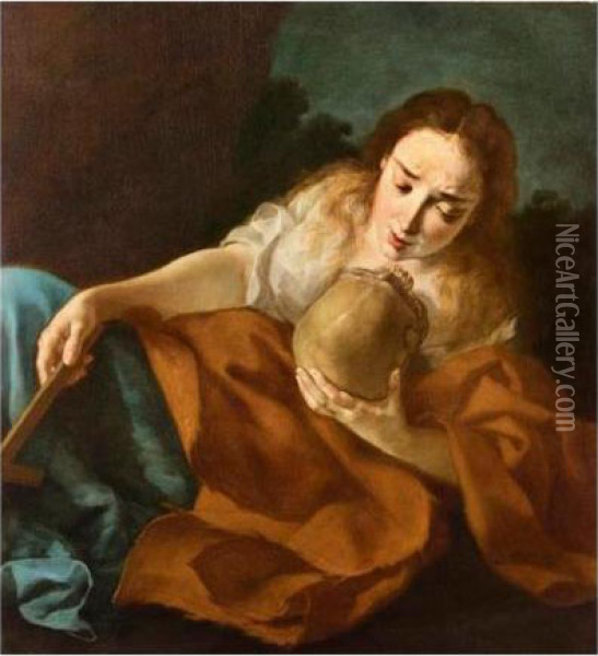 La Madeleine Oil Painting - Jean Francois de Troy