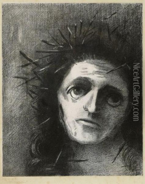 Christ Oil Painting - Odilon Redon