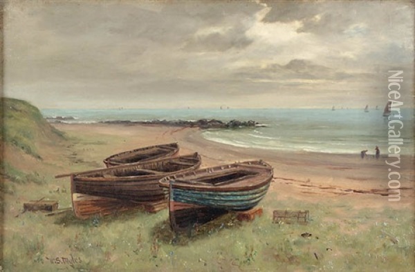 Along The Shore Oil Painting - William Scott Myles
