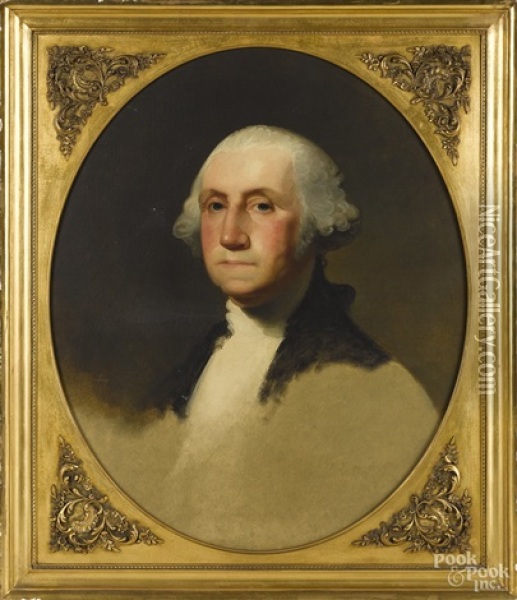 George Washington Portrait Oil Painting - Jane Stuart