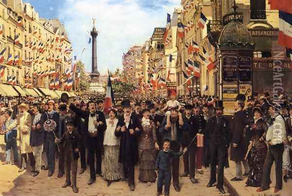 La Marseillaise Oil Painting - Jean-Georges Beraud