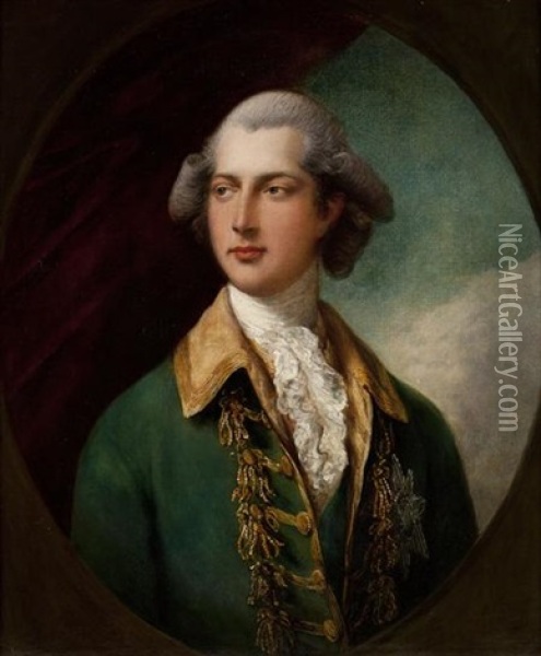 Portrait Of Henry Frederick, Duke Of Cumberland Oil Painting - Gainsborough Dupont