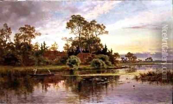 Evening Oil Painting - Robert Gallon