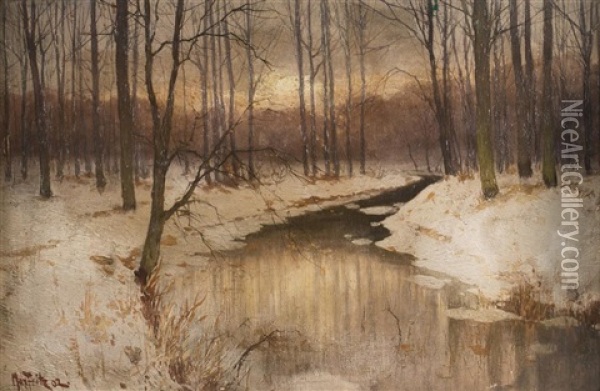 Landscape Oil Painting - Max Fritz