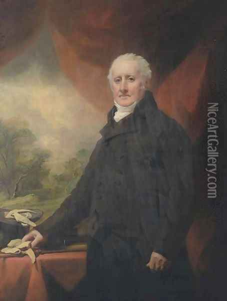 Portrait of a gentleman, traditionally identified as Andrew Wauchope of Niddrie (1711-1784) Oil Painting - Sir Henry Raeburn