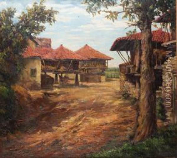 Galicia Oil Painting - Alfredo Souto Cuero