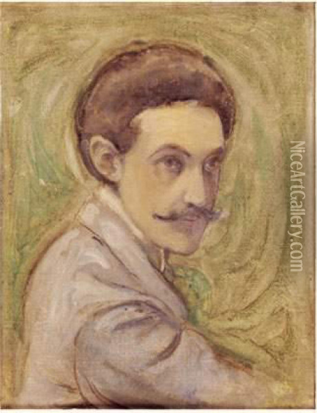Autoportrait Oil Painting - Robert De Montesquiou