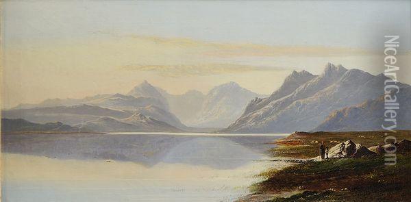 Un Loch En Ecosse Oil Painting - Charles Robert Leslie
