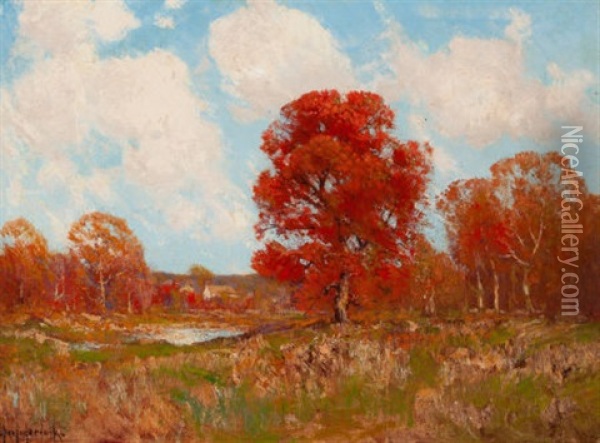 Fall Landscape Oil Painting - Julian Onderdonk