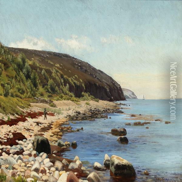 View Of Kullen Oil Painting - Johan Ulrik Bredsdorff