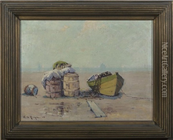 Dories At Swampscott Oil Painting - Edward A. Page