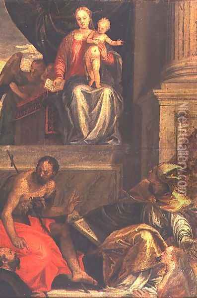 Sketch for the Bevilacqua Altarpiece Oil Painting - Paolo Veronese (Caliari)